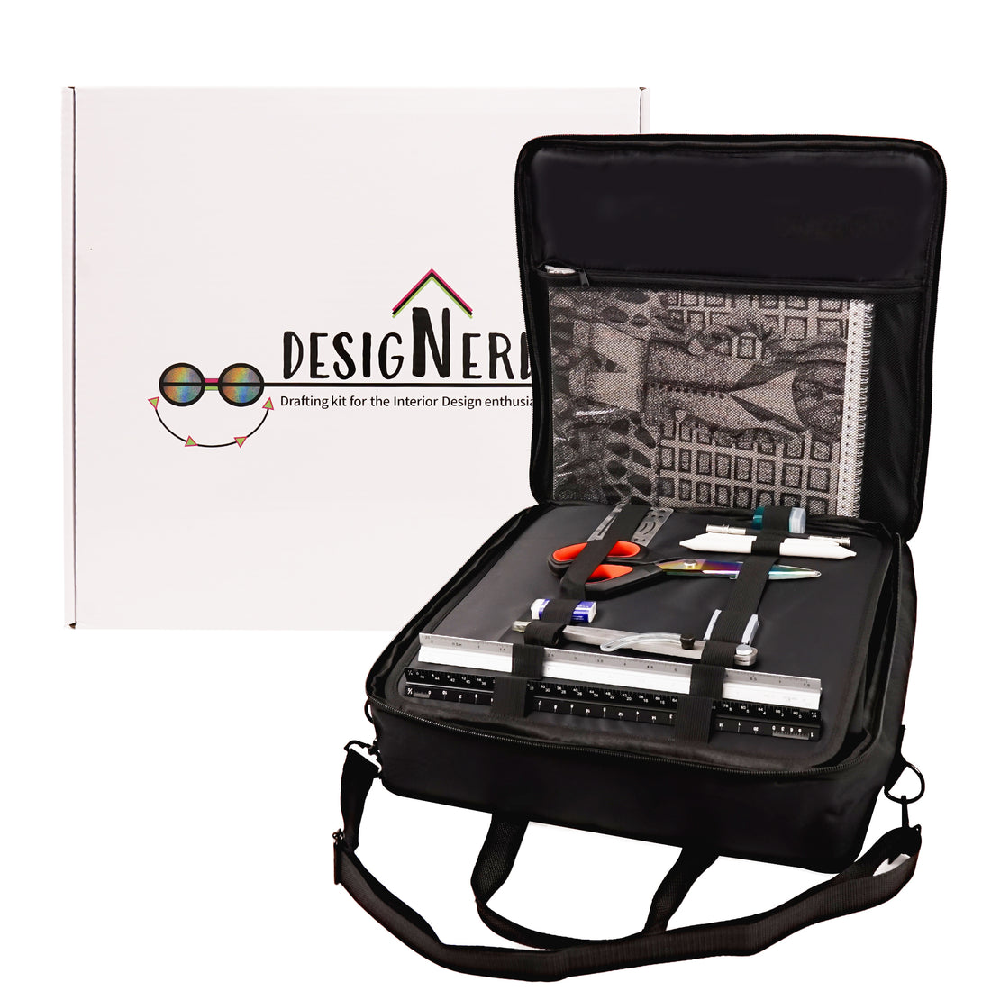 DesigNerd Drafting Supply Kit for Interior Designers